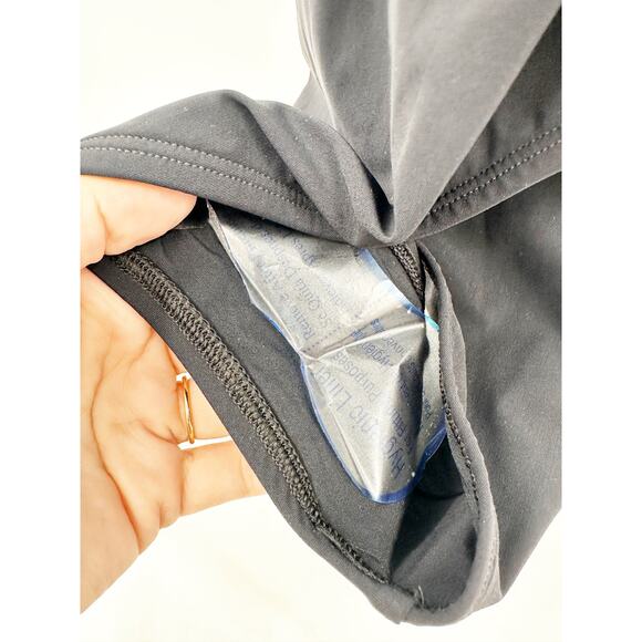 Skinny Dippers Jelly Beans Cinch Ruffle One Piece Swimsuit Black Size Medium NWT - Picture 4 of 6